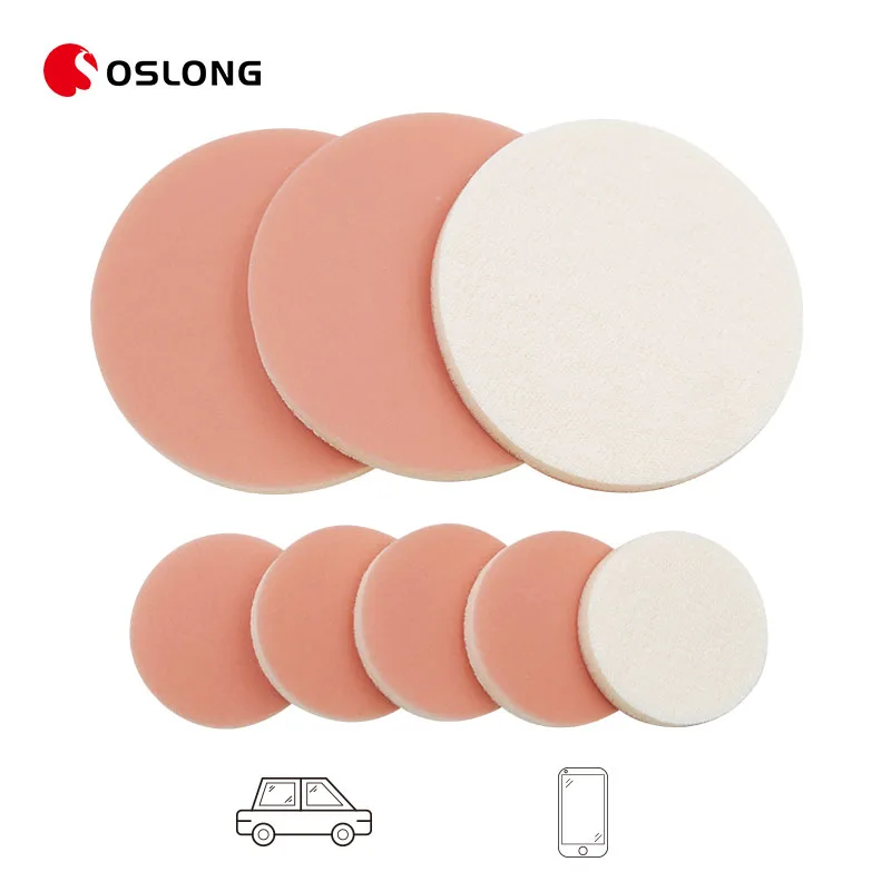 Oslong 6 дюймов 220 280 шлифовальная Наждачная наждачная бумага, шлифовальный блок, мягкая абразивная губка, полировальная Наждачная губка