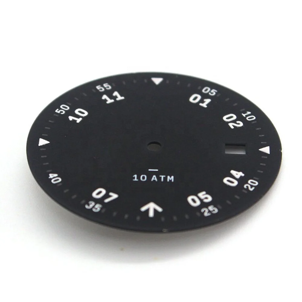 Прямые продажи от поставщика в Шэньчжэне, белые суперсветящиеся наручные часы с большим хронографом и индексом, детали, циферблат, акция на заказ