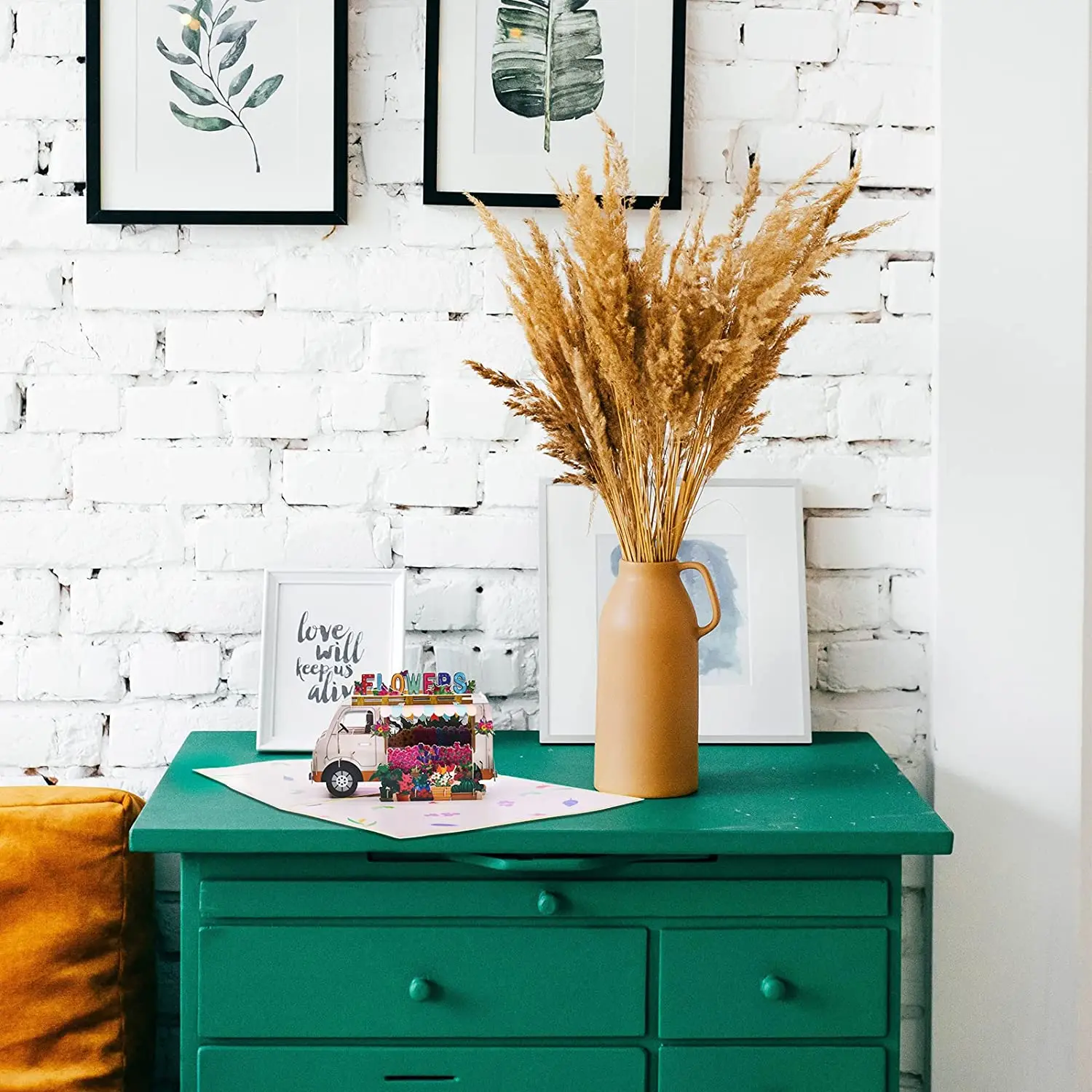 Xieli Custom 3D Flower Truck Pop Up Card Laser Cut Mothers Day Card Handmade Thank You Cards With Envelope