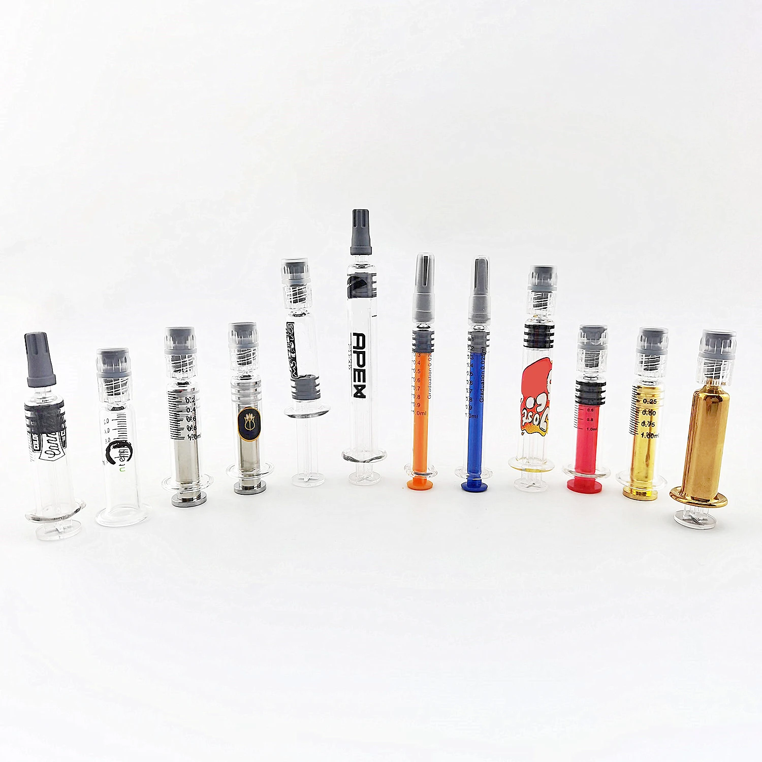 glass .8ml syringe glass 5ml syringe glass 3ml syringe