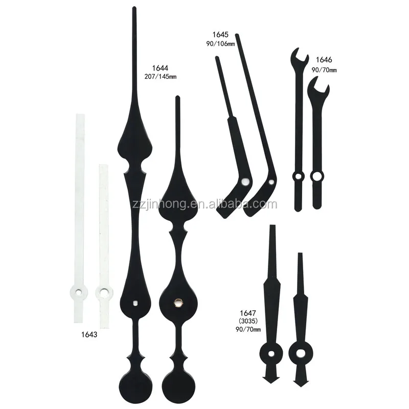 parts wall clock , clock parts accessories aluminum clock hand