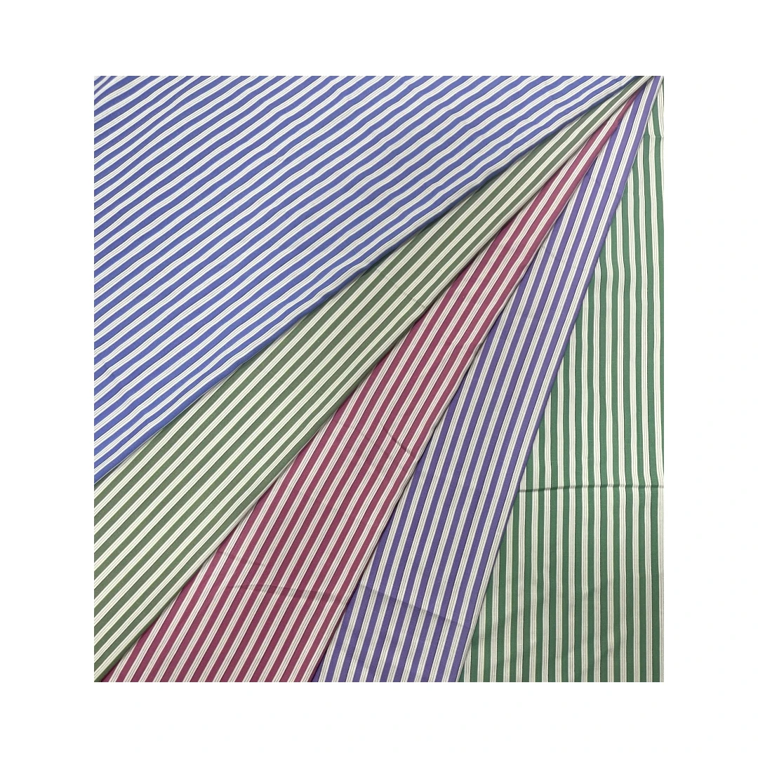 Stripe pattern design GuangZhou textile printing dyeing rayon fabric 100% viscose slub fabric