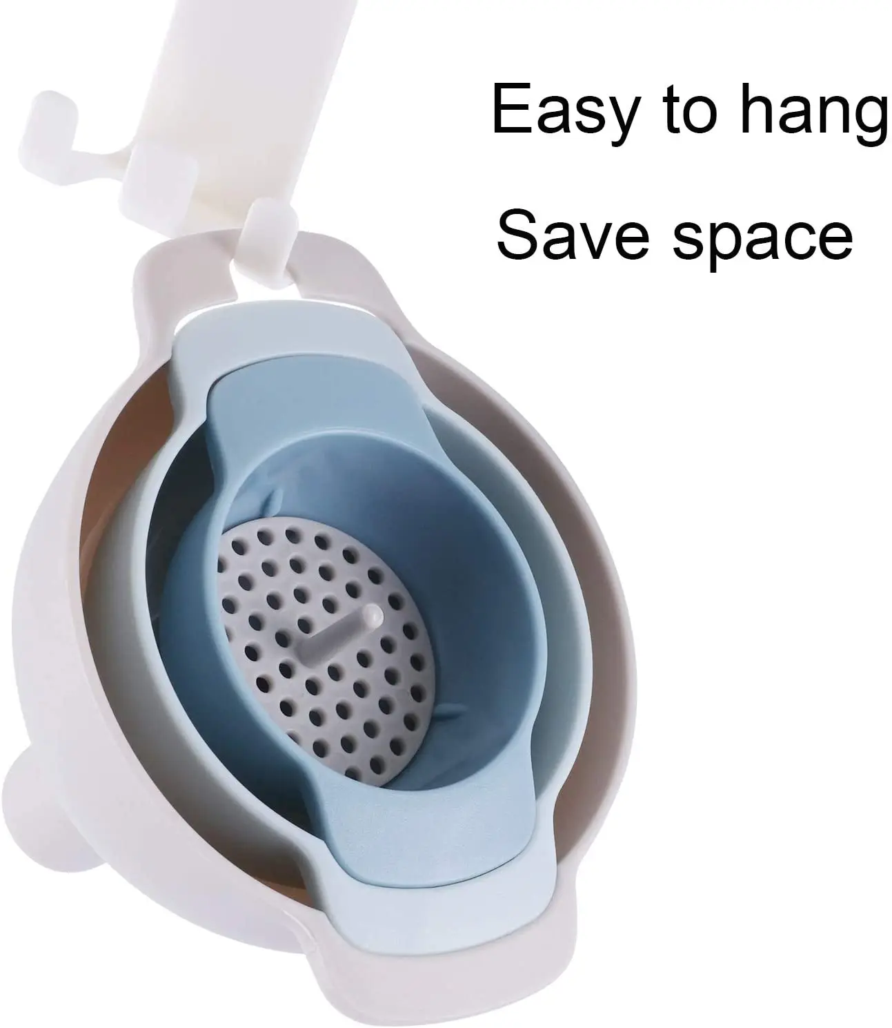 Kingwise 4 in 1 Food level Nested Kitchen Plastic Oil Funnel Set with Removable Filter for Injection Filtration Funnel Use