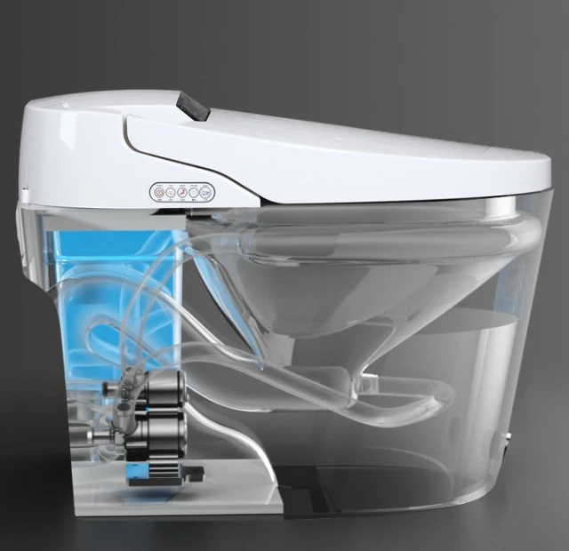 Wholesale Bathroom Floor Mounted Auto Wash Electric Intelligent Wc Commode Toilet Bowl Automatic Flush Smart Toilet