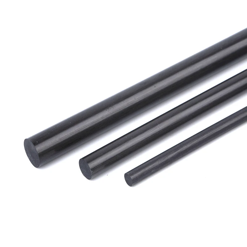 Black PTFE filled bronze sheet Plastic Rod PTFE Rod Diameter 5-130mm