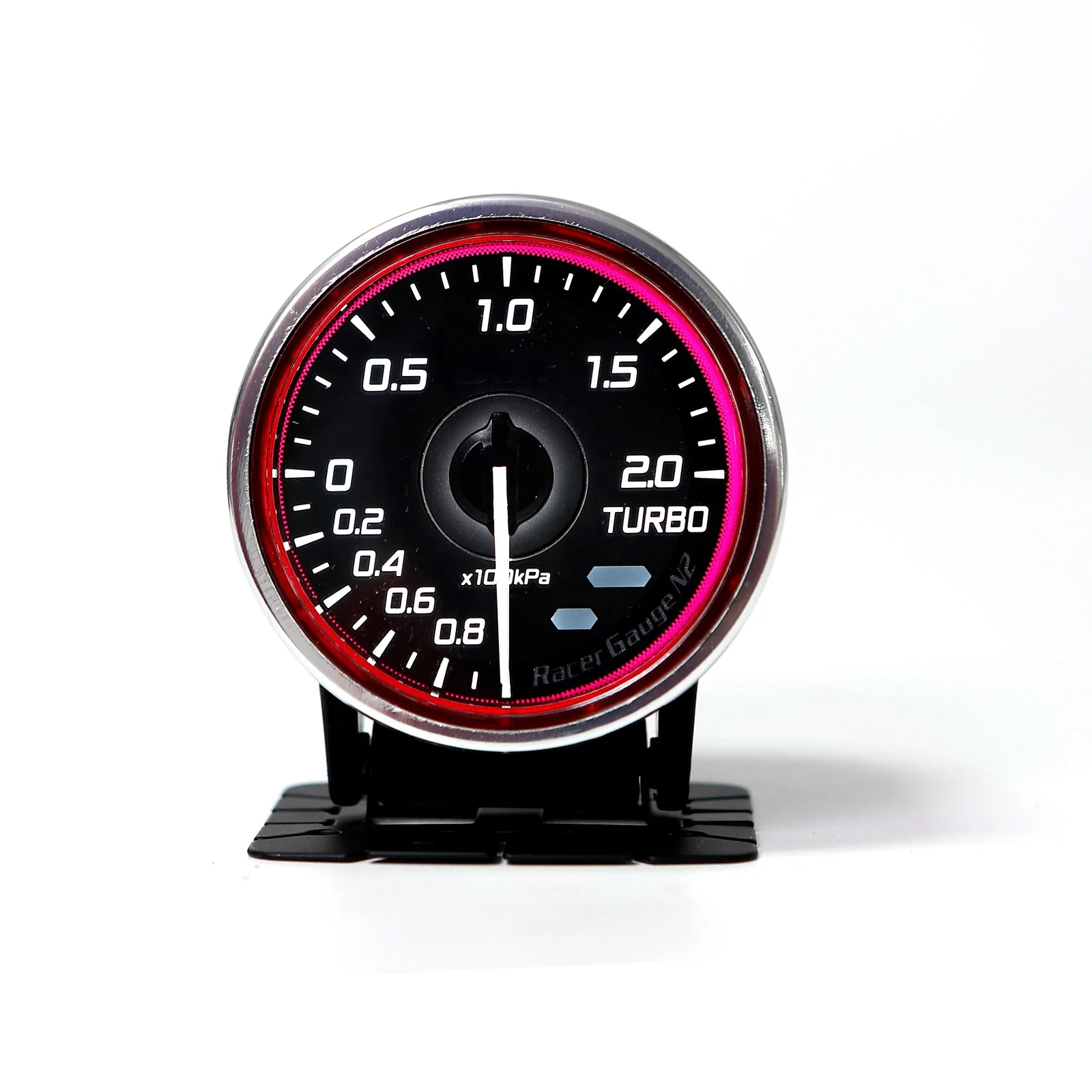 2inch 52mm Turbo Boost Gauge Vacuum Press Meter Analog Black Case White LED 12V Meter Smoke Lens