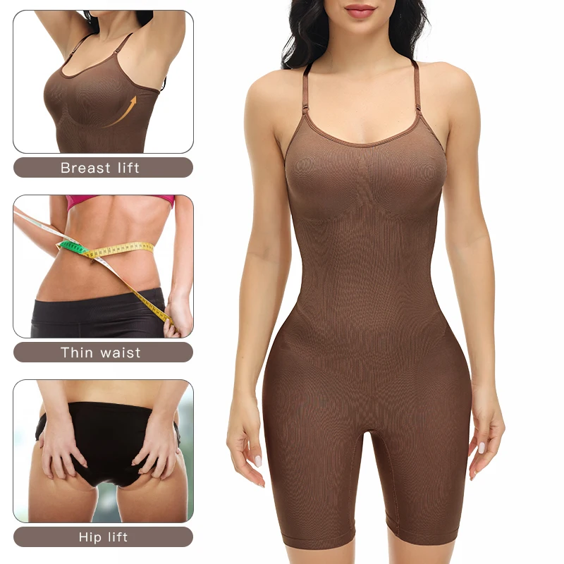 Open Bust Tummy Control Shape Wear Seamless Shapewear Mid-thigh Shapers Slimming Body Shaper Bodysuit Shapewear for Women