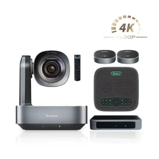 2024 High Quality Tenveo VA612 Group 4K Camera 12x Zoom Conference Microphone System Video Conference Camera System