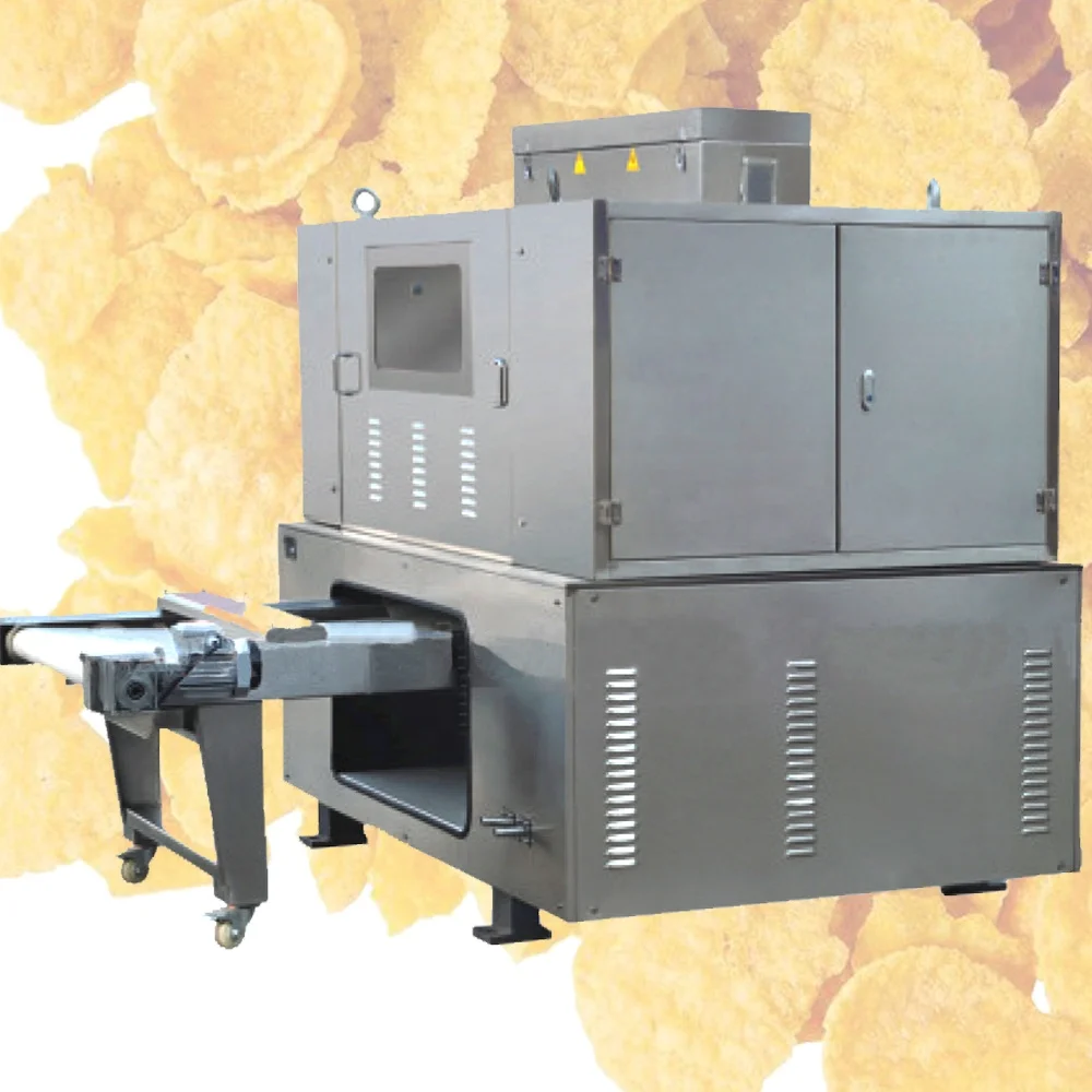 Automatic Breakfast Cereal Corn Flakes Manufacturing Machine Production Line Cornflakes Process