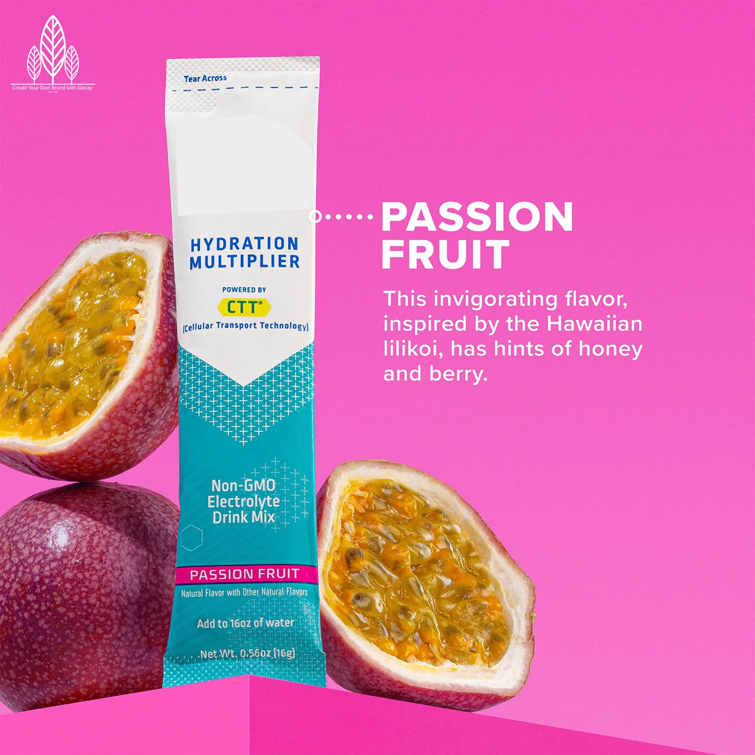 Hydration Multiplier Variety Pack 4 Flavors Lemon Lime Passion Fruit Strawberry Tropical Punch Electrolyte Drink Mix Recovery