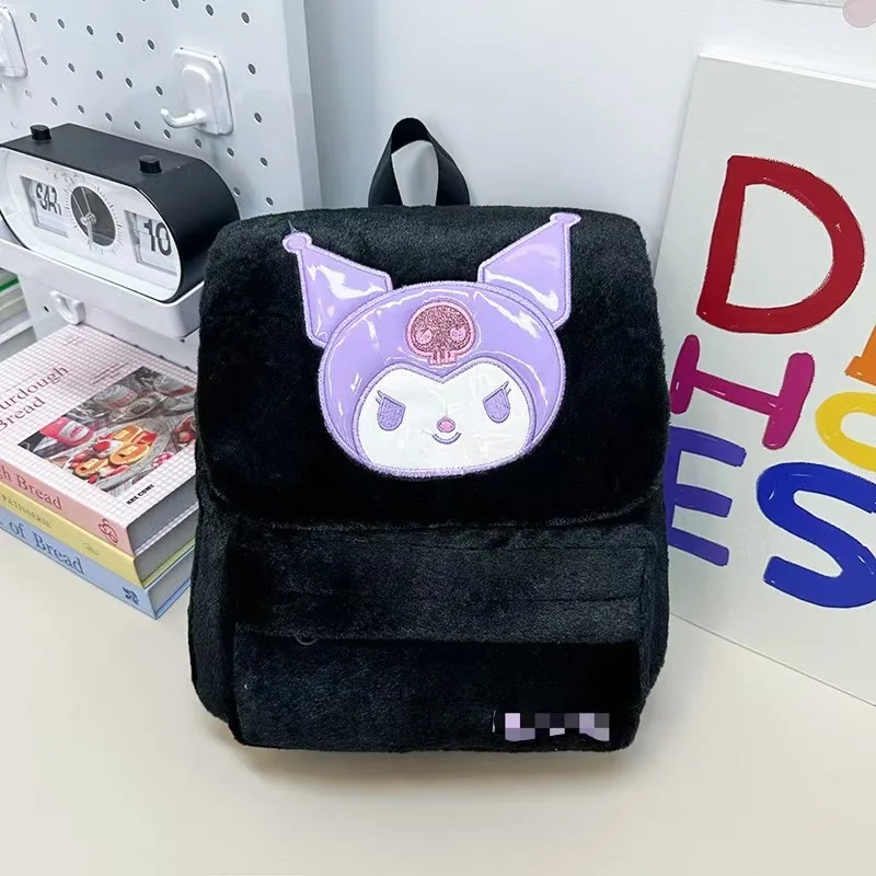 Yubon 2024 Popular Labubu Capybara Kids Bag Plush Schoolbags Cartoon Character Krm Hello Cat Kt Flip Cover Fluffy Kids Backpacks