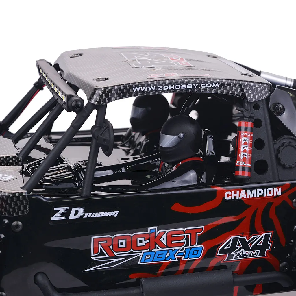 DBX-102 ZD гоночный 1/10 масштаб 4WD пустынный Багги RTR бесщеточный грузовик с хвостовым крылом внедорожная Радиоуправляемая машина детская игрушка