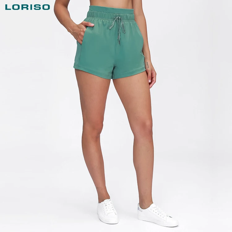 Женские нейлоновые велосипедные спортивные шорты для занятий спортом, бега, спортзала, фитнеса, йоги, спортивные шорты для женщин, 2021