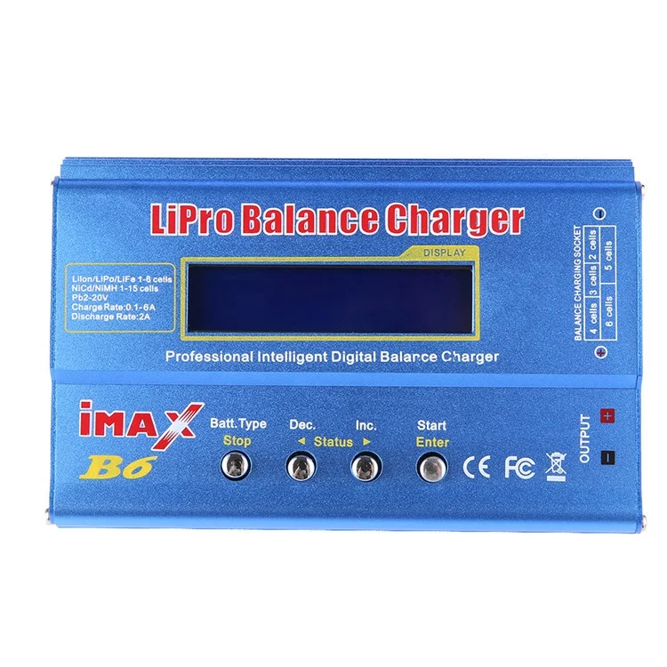  Новинка 2020 балансирующее зарядное устройство IMAX B6 80 Вт Lipo NiMH 3S RC для радиоуправляемого дрона