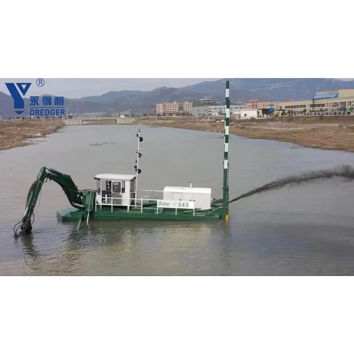 High Efficiency Amphibious Dredger For Dredging Works in Sediment and Land Reclamation