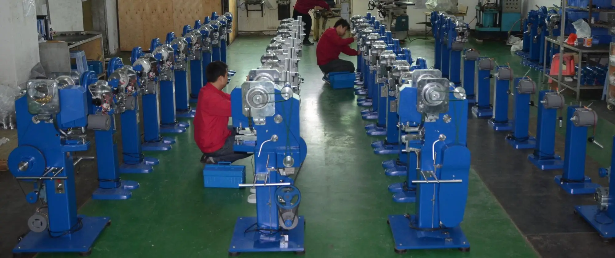 plastic snap button attaching machine