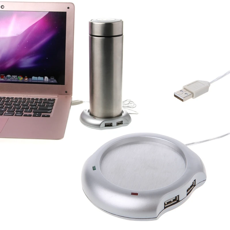  Подогреватель USB для чашки чая кофе подогреватель с 4 портами концентратор ПК ноутбука