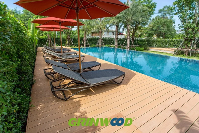 High quality WPC/wood plastic composite decking for outdoor
