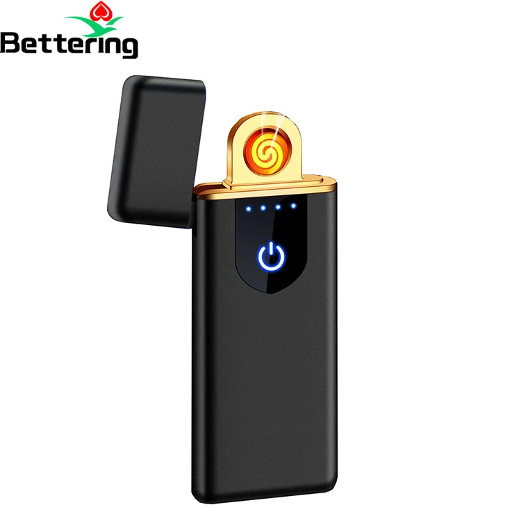 custom oem new innovative plastic ultra thin cigarette smoking accessories mini USB rechargeable electronic lighters electric