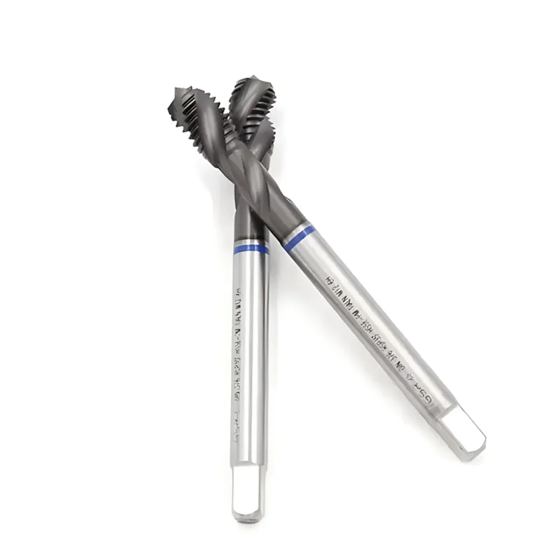 HSS Machine Tap Threading taps Spiral Flute Machine Taps  hand tools dry inserts tap and drill combined for cast iron body