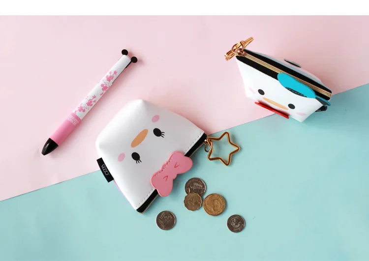 Hot Selling Customized Logo Coin Money Pouch Purses Wholesale Pu Mini Wallet