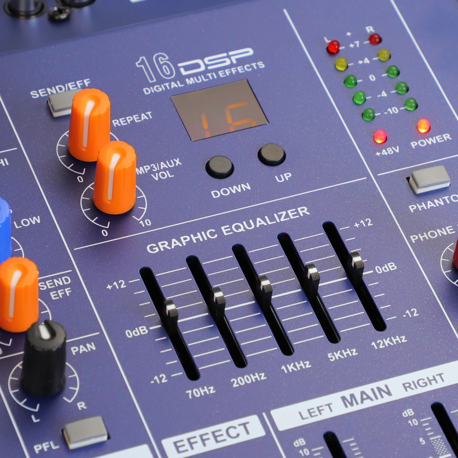 Stable quality Professional 8 Channel  USB Powered Amplifier Mixers