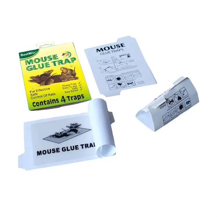 Selling Well Household Mice Mouse Rodent Catcher Safe Rat Glue Carton Board Traps Mouse Glue Rat Board Mouse Glue Trap