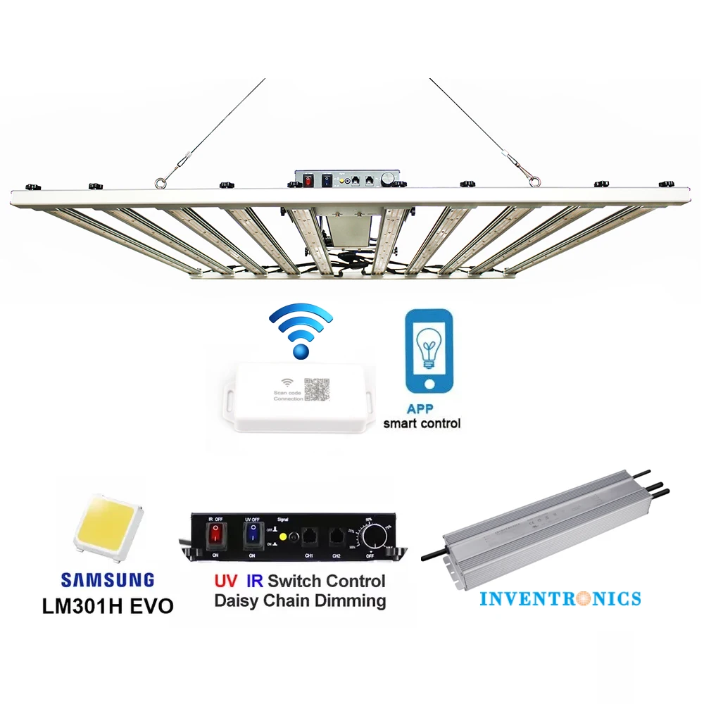 wholesale full spectrum lm301h evo led plant grow light 1000w greenhouse