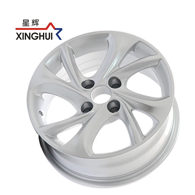 car rims 15 inch wheel for PEUGEOT silver 4 holes PCD 4x108 ET27 custom passenger car  alloy wheels