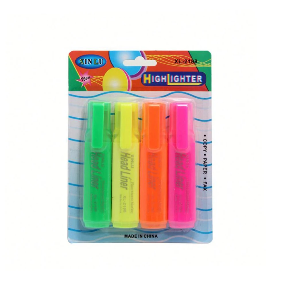 multi color 4 in 1 highlighter pen high lighter pen For Kids