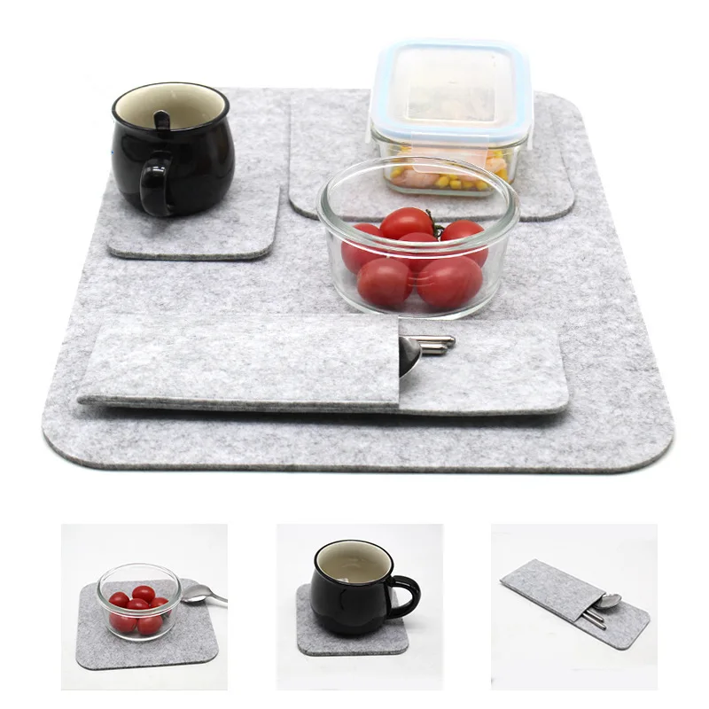 Hot sale Extended Big Keyboard Mat Soft Felt Mouse pad for Office and Home