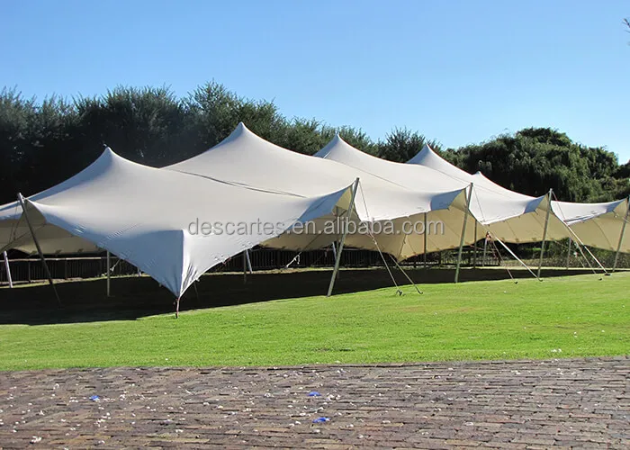 White 10x10M Beach Shelter Outdoor Waterproof Stretch Tents For Store Business