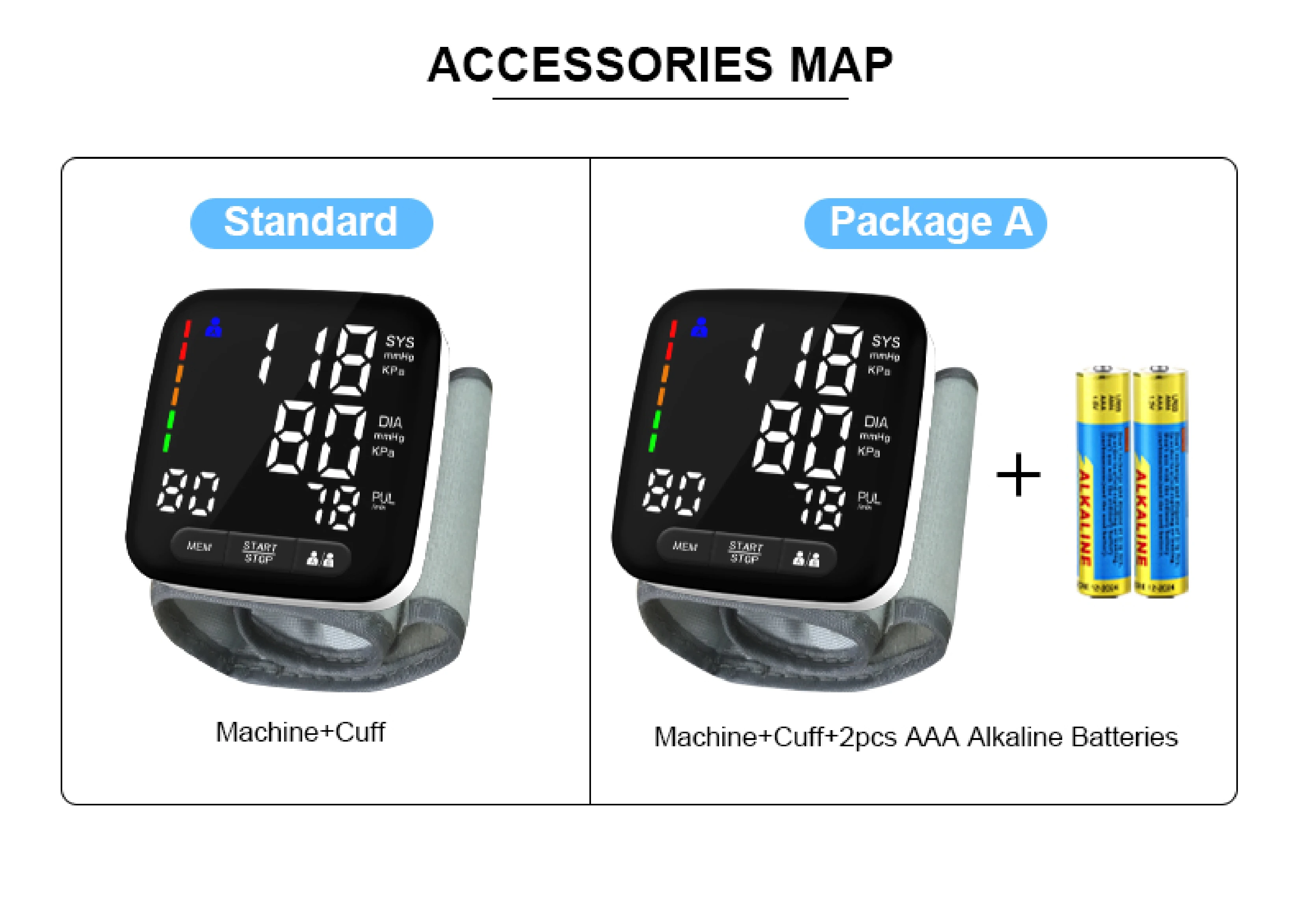 Wholesale Price Wrist  Blood Pressure Machine Digital  Portable Automatic Wrist Smart Electronic Blood Pressure  Monitor