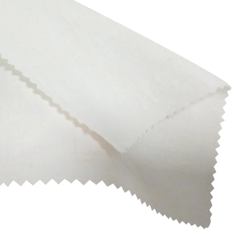 Tencel hemp breathable silky 55% hemp 45% tencel fabric top pants casual dress fabric