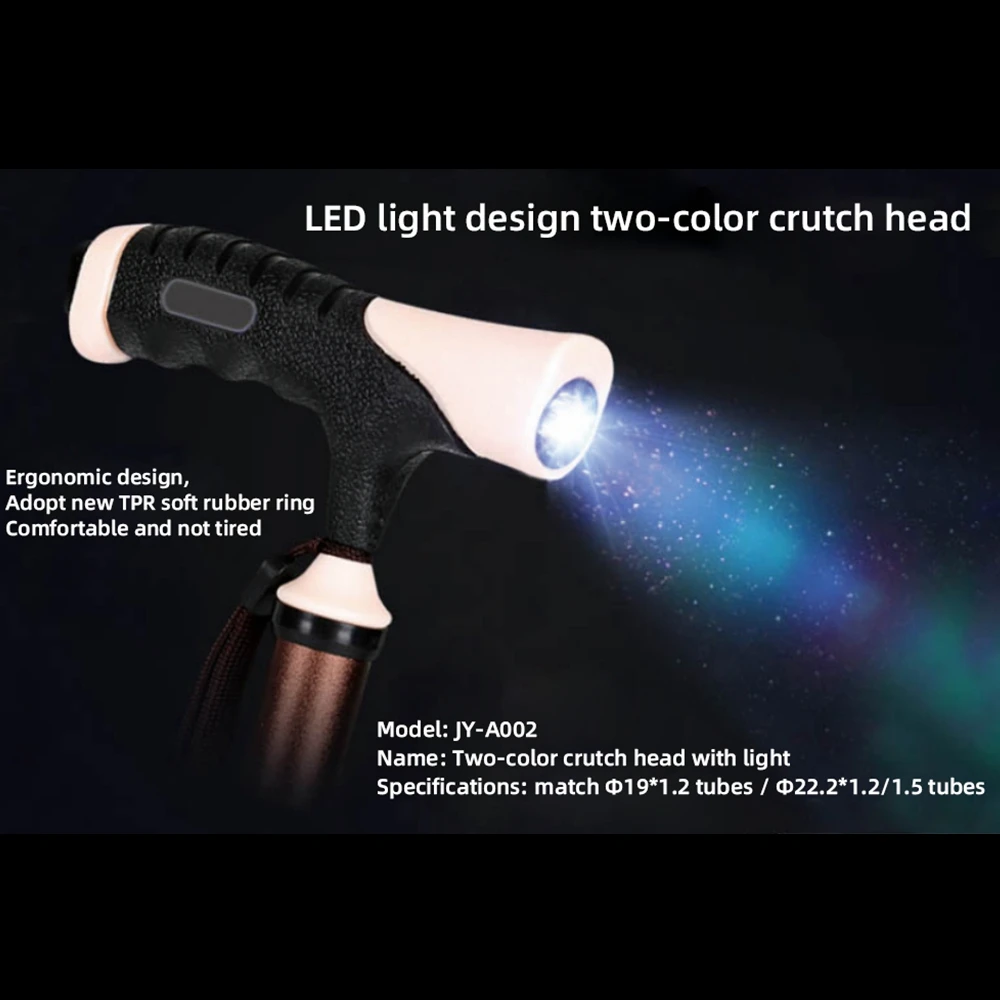 Walking Aid Cane Handle PP Handle Durable High Quality Cane Handle for elderly disabled