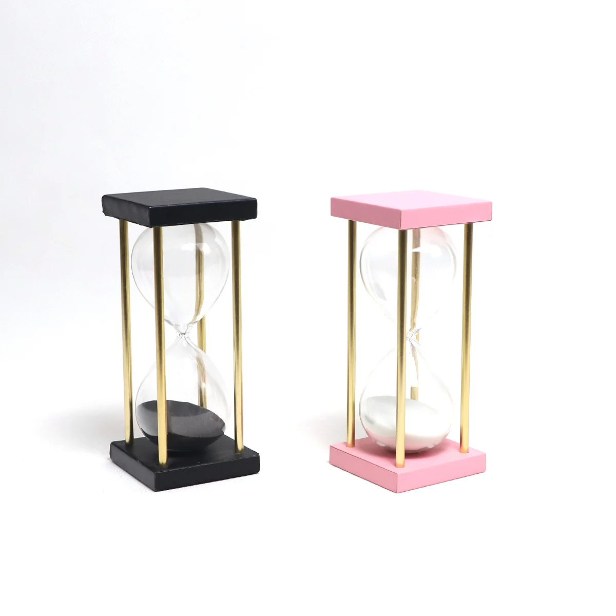 Unique Glass Gifts Crafts Novelty Wooden Frame Hourglass Sand Timer For Gift Sand Timer Hourglass