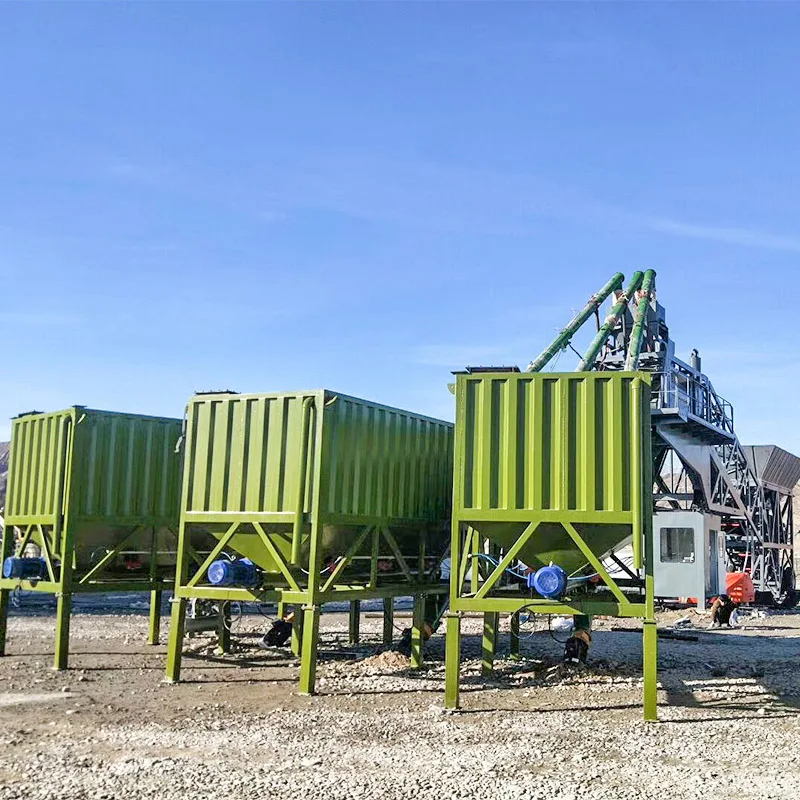mobile concrete batching plant 40M3/H concrete mixing plant for sale