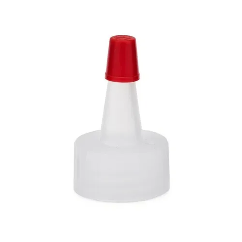 Natural-color Spout Cap with Tip Cap and Aluminum Pressure Seal Liner 24/410
