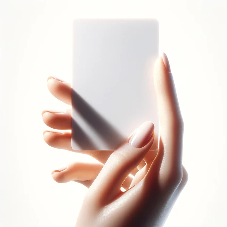 Custom nfc business card blank printable RFID google review cards support luxury design