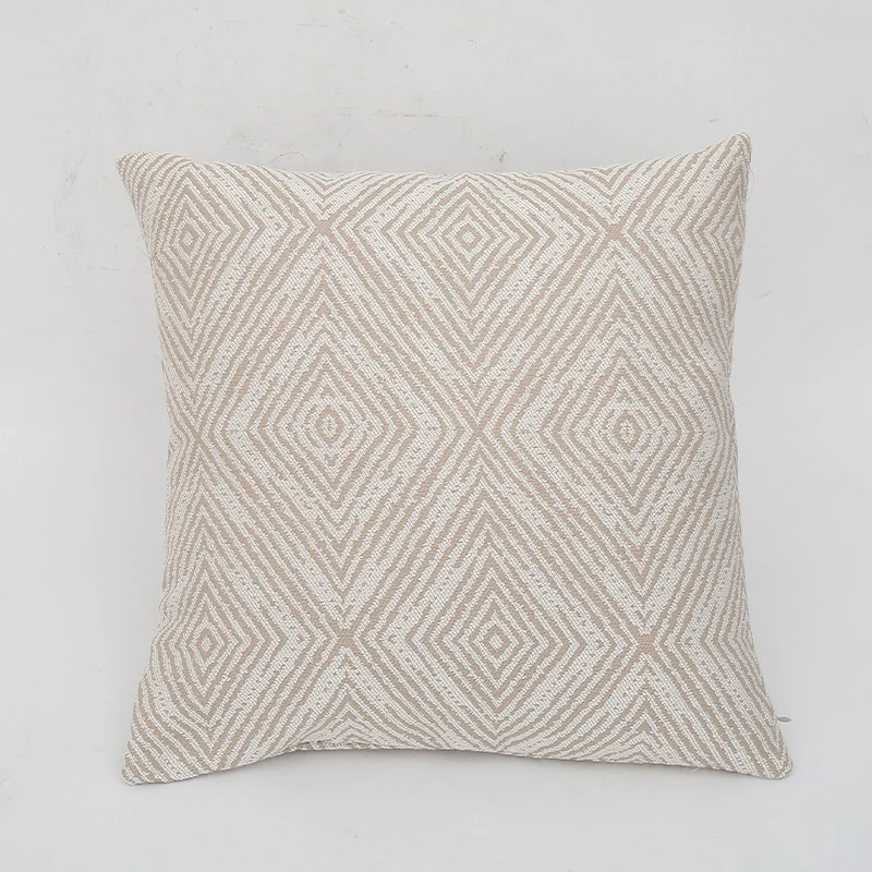 Hot Sale High Quality Cushion Cover Striped Jacquard Sofa Pillow Cover (1600458948276)