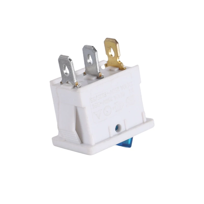 KCD1-101WB 8 pin rocker switch with light  t105 250v