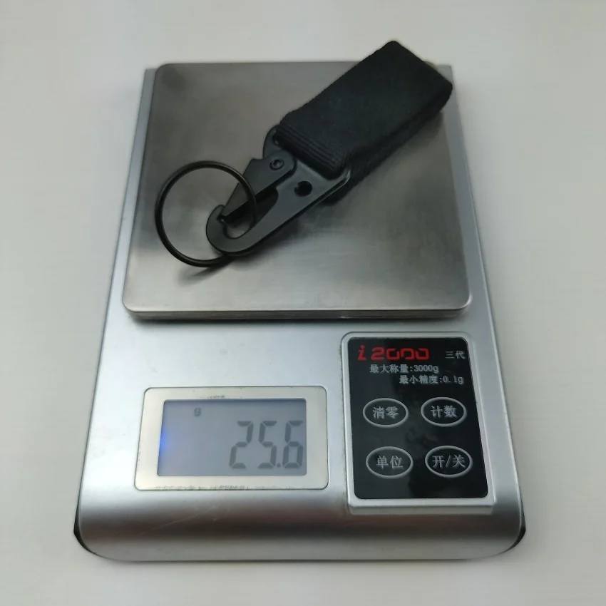 EDC Outdoor Survival Multi Nylon Ribbon Key Buckle Belt Hook Keychain  Webbing Carabiner