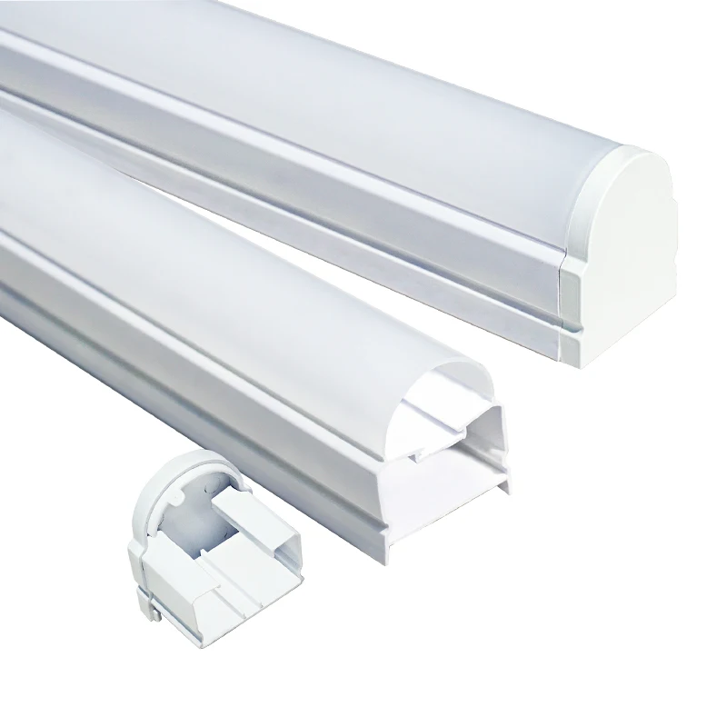 Dongguan Factory 4FT Co-Extrusion Milky T8 LED Batten Light Body Plastic Tube Light Housing