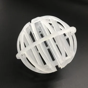 Plastic tri-pack media Tri-pack ball for watertreatment