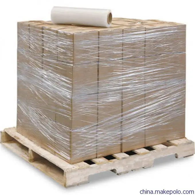 Ручная переработанная стрейч-пленка для упаковки полиэтилена Ldpe большой рулон из пластика прозрачная легкая упаковка мягкая