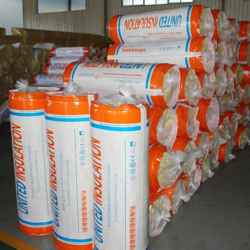 manta roof fire resistance fibra de vidrio geri super fine glass wool vinyl faced insulation