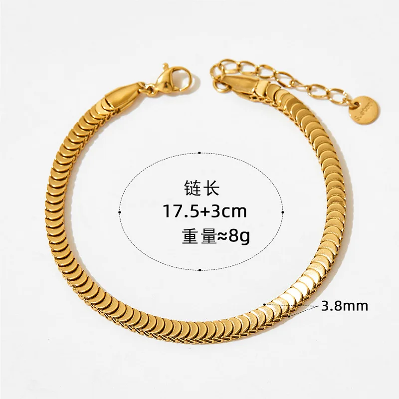 Romantic senior vintage fish scale bracelet wholesale wash color do not fade 100 matching glitter super A hand jewelry