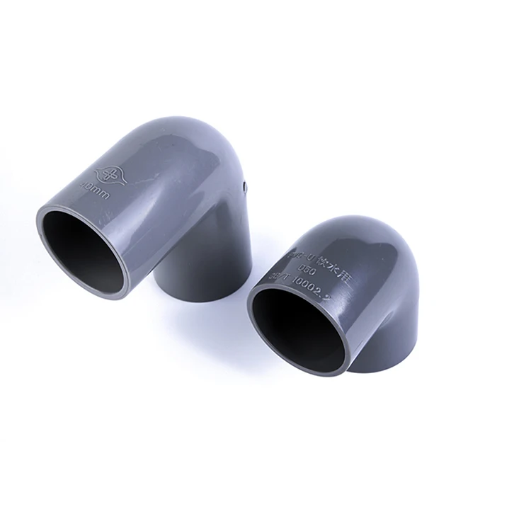 Best Price UPVC CPVC Plastic Elbow PVC Fittings ASTM SCH80 DIN JIS All Sizes For Water Supply