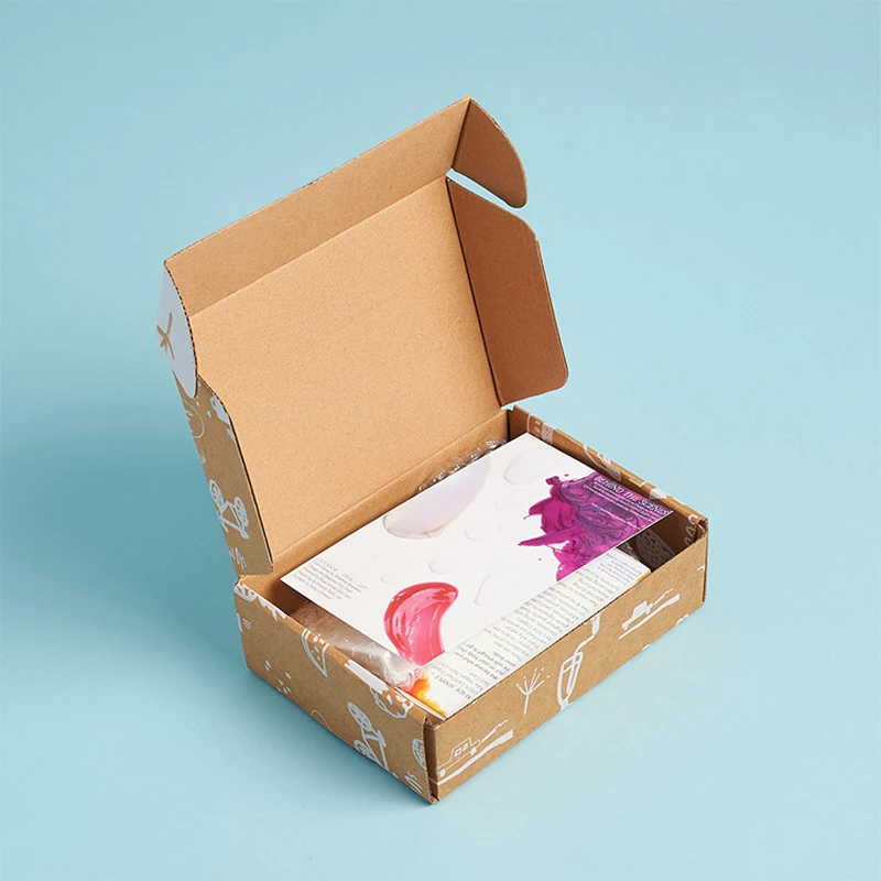 Customized Corrugated Folding Packaging Boxes Thickened Shipping Mailing Boxes Clothes Shoe Boxes With Custom Logo