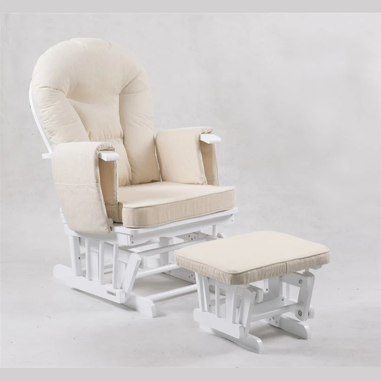 Mothercare Baby Rocker Glider Nursery Rocker Chair and Ottoman Stool
